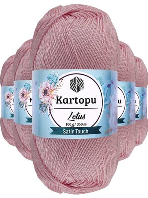 Royaleks Group 5 Adet Lotus Bikini Büstiyer Bluz Örgü Ipi  K768 Açık Pembe