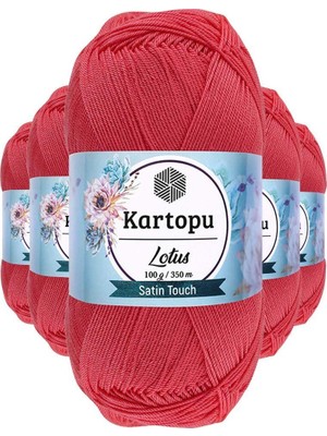 Royaleks Group 5 Adet Lotus Bikini Büstiyer Bluz Örgü Ipi  K810 Şeker Pembe