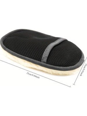 Mestore Mikrofiber Yün Araba Yıkama Eldiveni - Çizmez ve Yüksek Emici