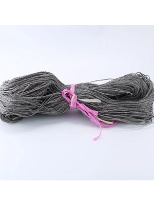Royaleks Group Koyu Gri Renk Çile Kağıt Ip Çanta Ipi Supla Ipi  No:53 - (550-600 Gr)
