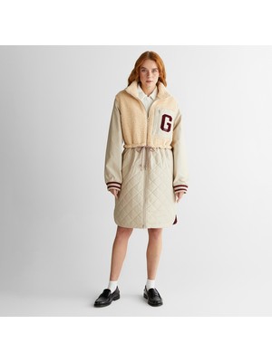 Gant Logo-Patched Quilted Jacket