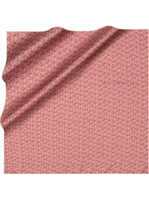Cacharel Pembe 90X90 Ipek Twill Eşarp