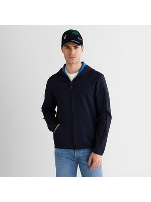 Gant Erkek Lacivert Regular Fit Fermuarlı Ceket