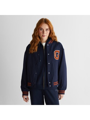 Gant Kadın Lacivert Standart Fit  Mont