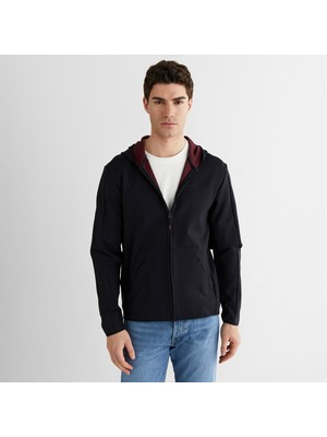 Gant Erkek Siyah Regular Fit Fermuarlı Ceket