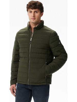 Nautica Erkek Yeşil Regular Fit Çift Taraflı Mont