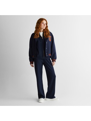 Gant Kadın Lacivert Standart Fit  Eşofman Altı