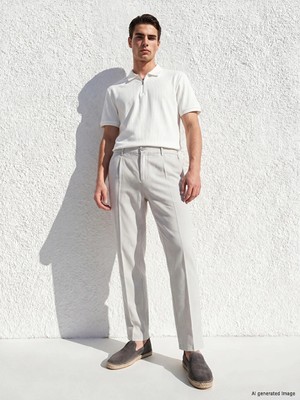LC Waikiki Gri Regular Fit Erkek Chino Pantolon