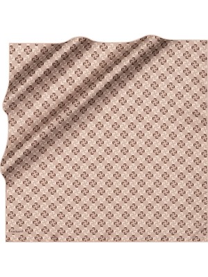 Cacharel Açık Gri 90X90 Ipek Twill Eşarp