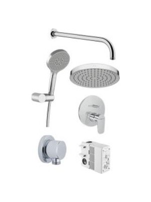 VitrA Artema Flow Round A49323 Ankastre Banyo Seti, Krom