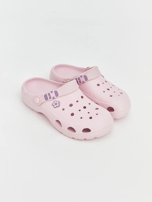 LC Waikiki Pembe Çiçek Baskılı Kadın Plaj Sandaleti