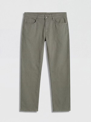 LC Waikiki Haki Slim Fit Erkek Chino Pantolon