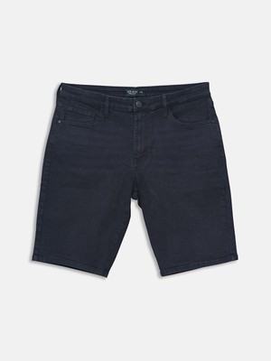 LC Waikiki Siyah Regular Fit Erkek Jean Şort
