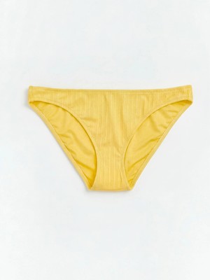 LC Waikiki Sarı Dokulu Kadın Bikini Altı