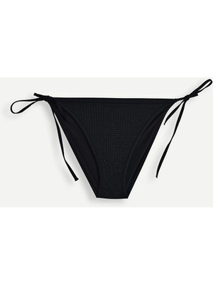LC Waikiki Siyah Taş Detaylı Bağlamalı Kadın Bikini Altı