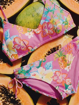 LC Waikiki Pembe Yanları Bağlamalı Kadın Bikini Altı
