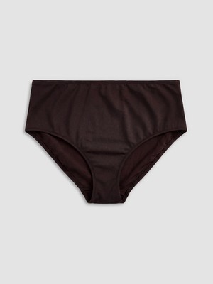 LC Waikiki Kahverengi Yüksek Bel Kadın Bikini Altı