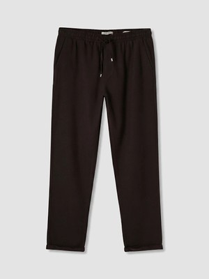 LC Waikiki Kahverengi Regular Fit Erkek Pileli Pantolon