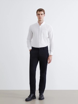 LC Waikiki Siyah Standart Kalıp Erkek Chino Pantolon