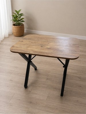Bambeds Mobilya 60X90 x Ayak Masa Balkon Masası Ders Çalışma Masası