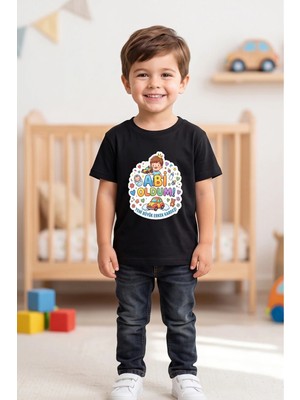 Widi Abi Oldum Baskılı Erkek Çocuk Tişört - Yeni Kardeş Müjdesi ve Cinsiyet Partisi T-Shirt