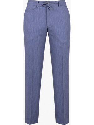 HC MEN CLASSIC Erkek Jogger Pantolon Modern Fit Mavi Çizgili Bağcıklı