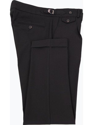 HC MEN CLASSIC Erkek Siyah Tek Pile Pantolon