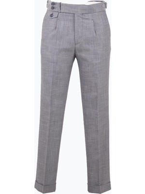 HC MEN CLASSIC Erkek Gri Tek Pile Pantolon