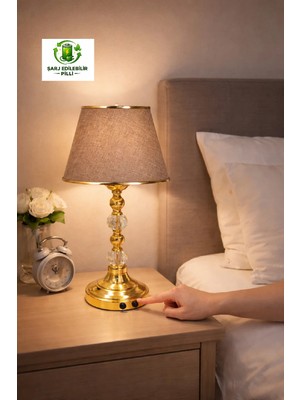 571 Store Şarj Edilebilir Pilli LED Dekoratif Masa Abajuru Gece Lambası
