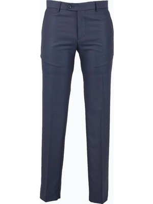 HC MEN CLASSIC Erkek Lacivert Viskon Klasik Pantolon