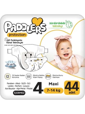 Protection Bebek Bezi 4 Numara (44 Adet) Bakım Seti