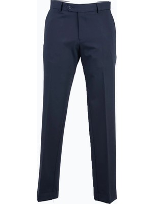 HC MEN CLASSIC Erkek Lacivert Slim Fit Yün Klasik Pantolon