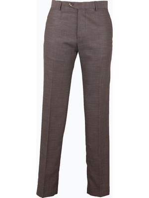 HC MEN CLASSIC Erkek Kahverengi Slim Fit Klasik Pantolon