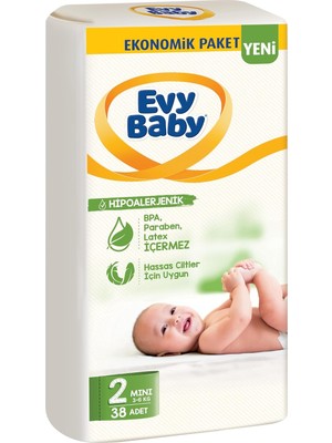Evy Baby Bezi Mini Ekonomik 38 Adet