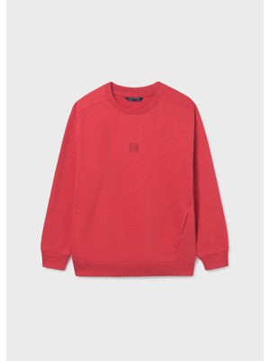 Mayoral Erkek Çocuk Iki Iplik Sweatshirt Kırmızı