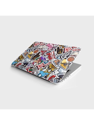 Laptop Bilgisayar Notebook Pc Kaplama Etiketi College