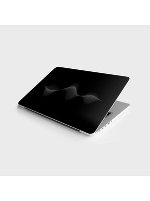 Laptop Bilgisayar Notebook Pc Kaplama Etiketi Ses Dalgası