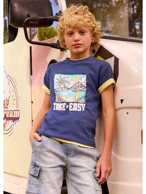 Mayoral Erkek Çocuk Ikili Tshirt Set Lacivert