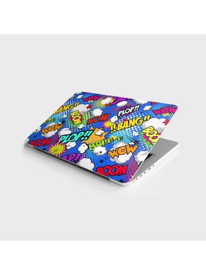 Laptop Bilgisayar Notebook Pc Kaplama Etiketi Boom Bang