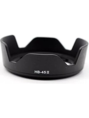 HB-45II Lens Parasoley – Af-S Dx 18-55MM F/3.5-5.6g / Vr/vr Iı ile Uyumlu | Parlama ve Yansıma Önleyici Petal Lens Hood | Dayanıklı Abs Tasarım