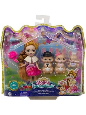 Mattel Enchantimals- Kraliyet Brystal Aile Doll, Mor (GYJ08)
