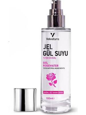 Jel Gül SUYU%100 Doğal Gül Suyu Nemlendirici ve Yumuşatıcı Saf Gülsuyu Arındırıcı