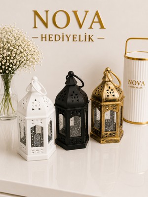 Novahediyelik Ramazan Temalı Küçük 3 Lü Gece Lambası Pilli - 13 x 6 cm