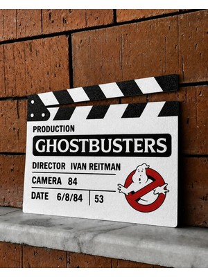 Klaket Tablo / Duvar Dekoru - Ghostbusters (Hayalet Avcıları)