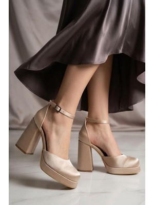 Papuçcity Moda Zen 03512 Kadın Topuklu Abiye Ayakkabı