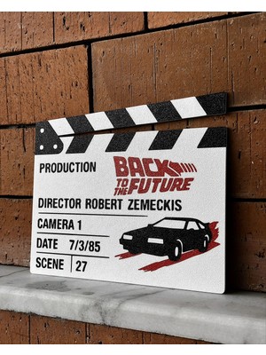 Klaket Tablo / Duvar Dekoru - Back To The Future (Geleceğe Dönüş)