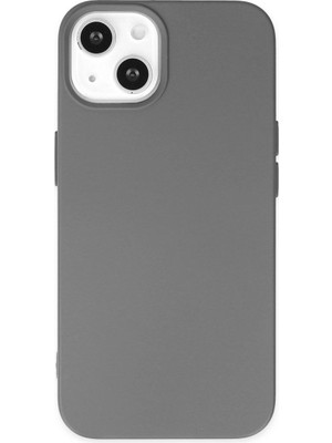 Mudanis Apple Iphone 14 Kılıf Nano Içi Kadife Silikon - Gri