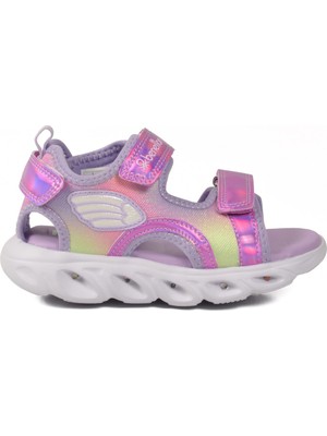 United Colors Of Benetton Lila Cırtlı Hafif Kız Çocuk Sandalet BNI-10113 P