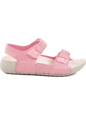 United Colors Of Benetton Pembe Cırtlı Kız Çocuk Sandalet BN-1421 P