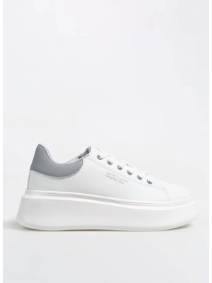 United Colors Of Benetton Beyaz Kadın Sneaker BNI-10232 Z
